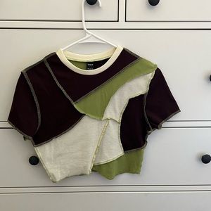 Shein Colorblock Crop